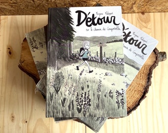 BD auto-édition aquarelle "Détour - Sur le chemin de Compostelle"