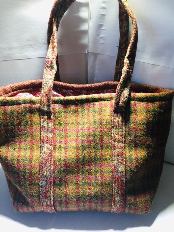 handmade tweed bags