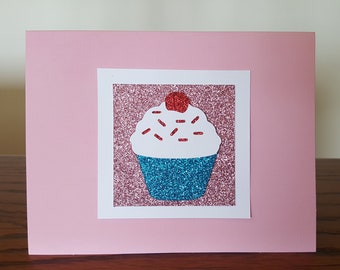 Glitter Birthday Card