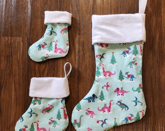 Dinosaur Christmas Stocking