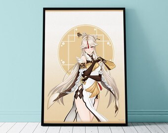 Ninnguang Woman Print · Anime art, art print, wall art, anime, love, anime girl, waifu, genshin