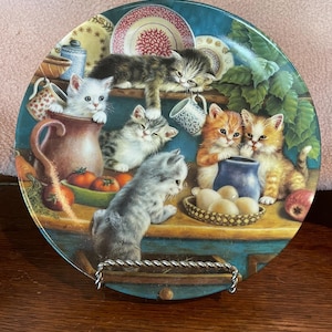 Second Issue Collectors Plate Litter Rascals "Kitchen Capers"