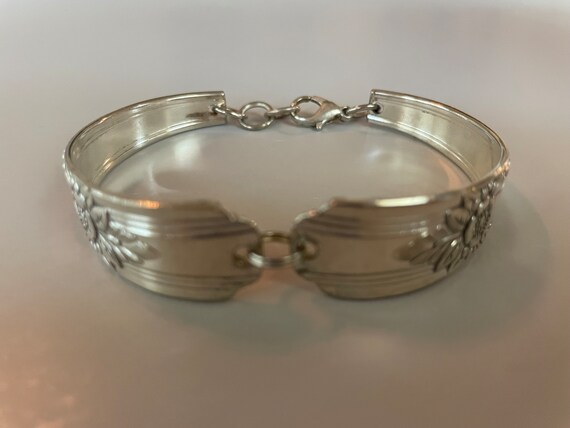 Silver Plated Silverware/Flatware Spoon Bracelet - image 1