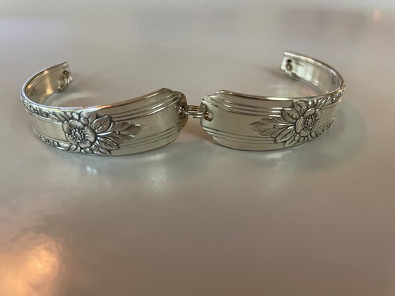 Silver Plated Silverware/Flatware Spoon Bracelet - image 6