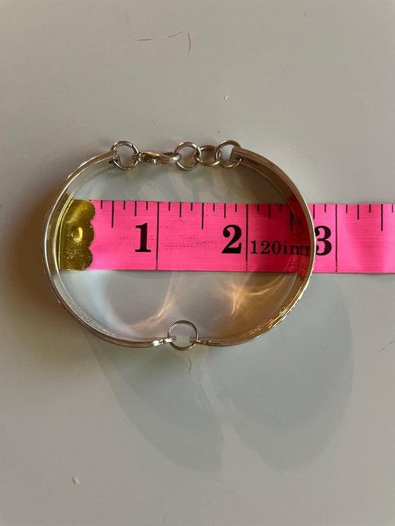 Silver Plated Silverware/Flatware Spoon Bracelet - image 9