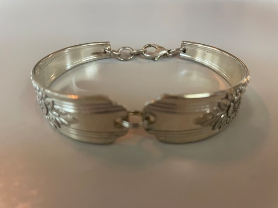 Silver Plated Silverware/Flatware Spoon Bracelet - image 2