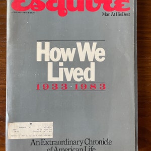 Esquire Fiftieth Anniversary Collector&#39;s Issue Man At His Best