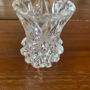 Vintage Glass Pineapple Shaped Toothpick Holder
