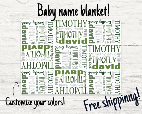 personalized baby boy blankets etsy