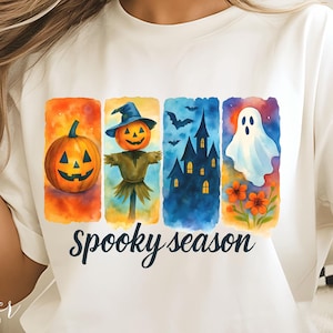 Coquette Pumpkin PNG, Floral Ghost PNG, Witchy Vibes PNG, Vintage Halloween Shirt, Fall Sublimation Design, Spooky Season Graphics