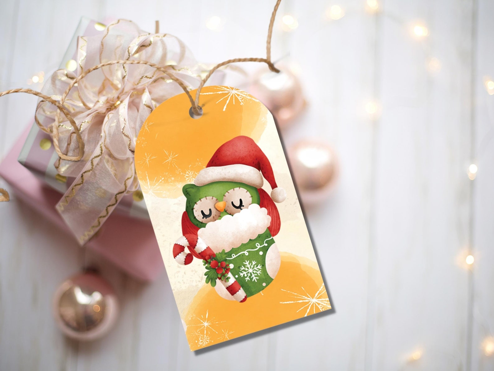 Festive Gift Tags Christmas Gift Tags Printable Christmas - Etsy