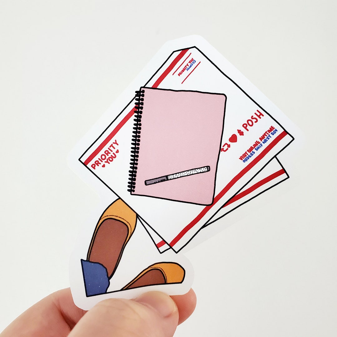 Poshmark Package Shipping Sticker Sheets Customizable to Fit Etsy