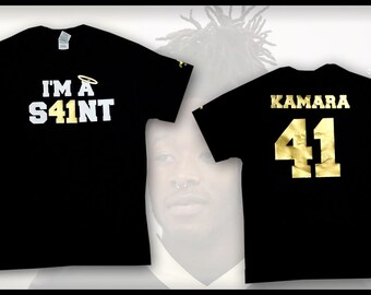 Alvin Kamara 'I'M A S41NT' Black Unisex Tees