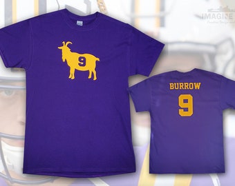 Joe Burrow 'GOAT #9' Youth Tee (Purple)