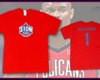 Zion Williamson 'ZION' Red Unisex Tees