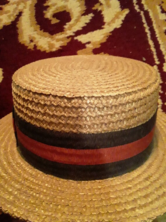 1920's Brooks Brothers Boater Hat