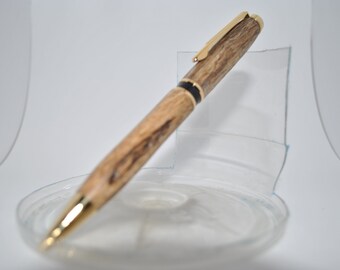 Bolt Action Pen with Case Hand Carved from Mango Wood