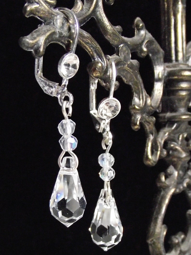 Gorgeous Crystal Starlight Glass Bead Earrings with Lever Back image 3