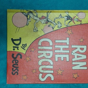 Dr. Seuss Buch If I Ran the Circus 1956 SIGNIERT mit Skizze