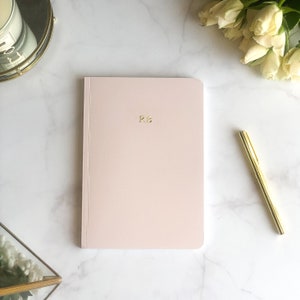 Softcover Notebook - Light Pink - Personalised