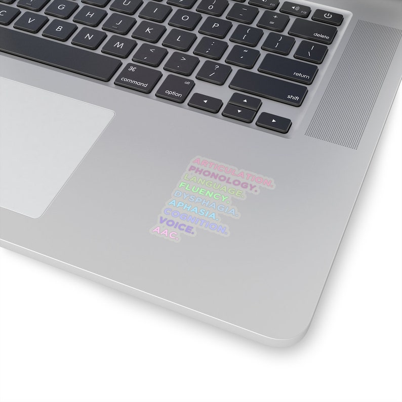 SLP Scope of Practice Spring Theme Kiss-Cut Stickers