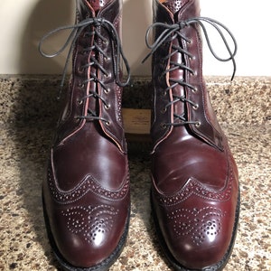 Allen Edmonds Shell Cordovan Dalton Boots, US Size 14E. image 1