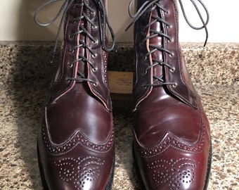 Allen Edmonds Shell Cordovan Dalton Boots, US Size 14E.