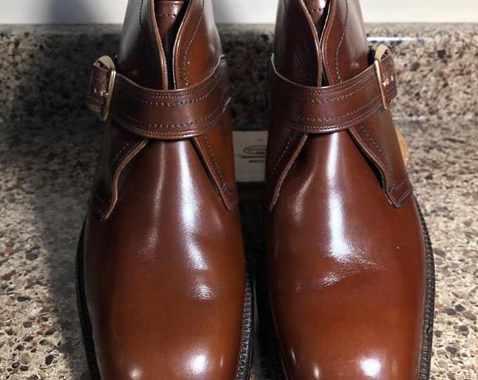 Vintage American Made NOS Florsheim Monk Strap Boots, US Size 9.5B ...