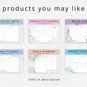 Minimalist Blank Monthly Desk Calendar PDF With Sunday or Monday Start ...