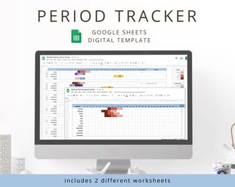 Daily Period and Mood Tracker: Menstrual Cycle & Fertility Log (Digital Download)