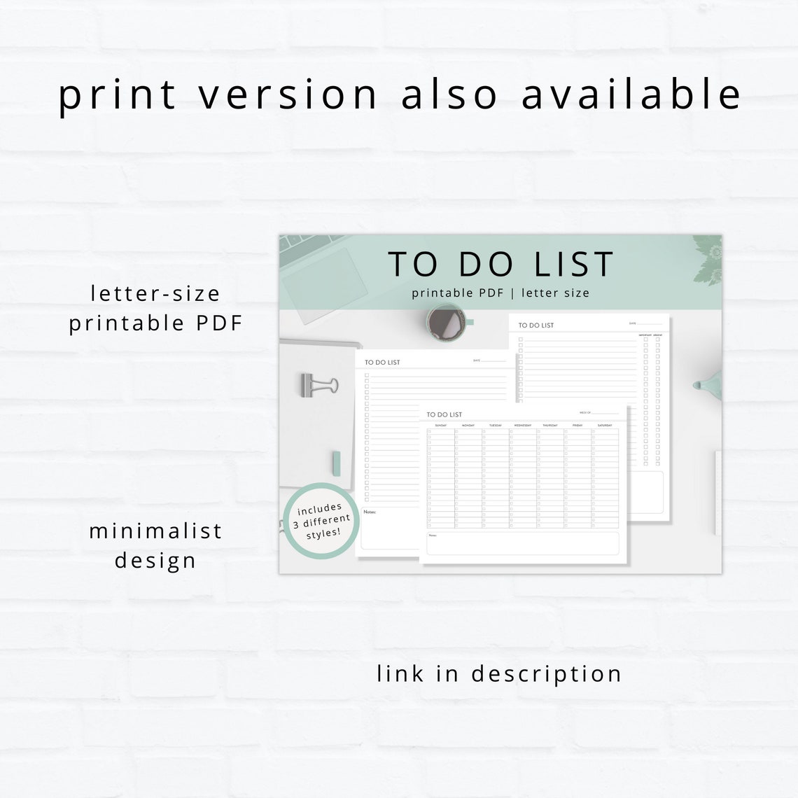 Minimalist Digital Prioritized to Do List Template for Organization ...