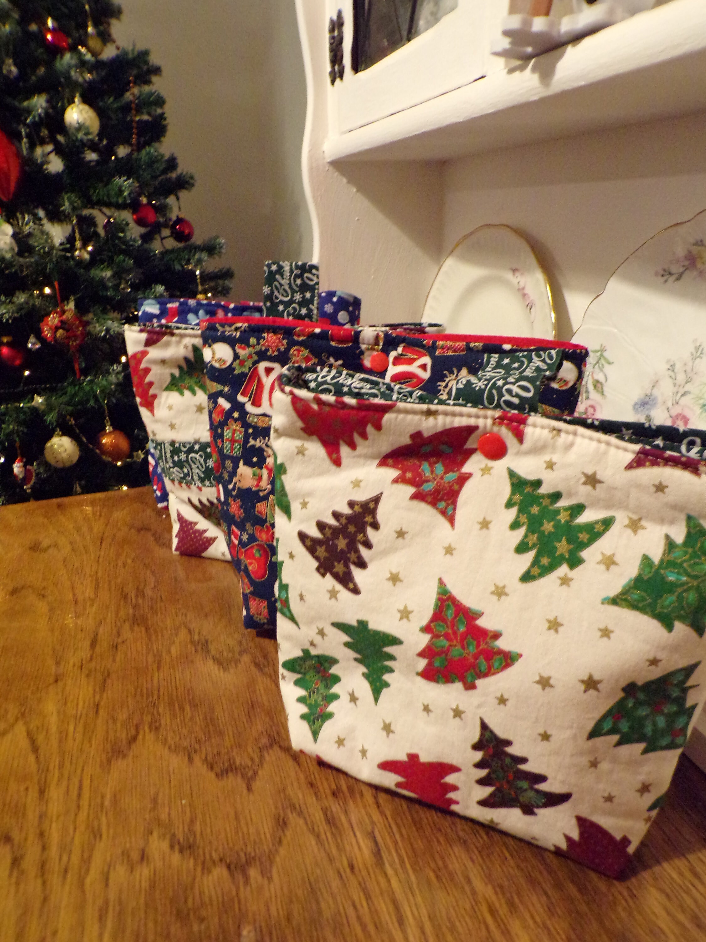 Christmas Gift Bags Asst Colours and Sizes - Etsy UK