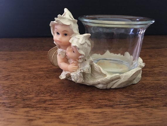 Pixie Fairy Candle Dish Holder
