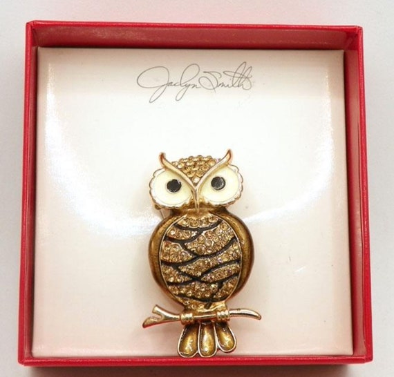 Jacklyn Smith Owl Brooch