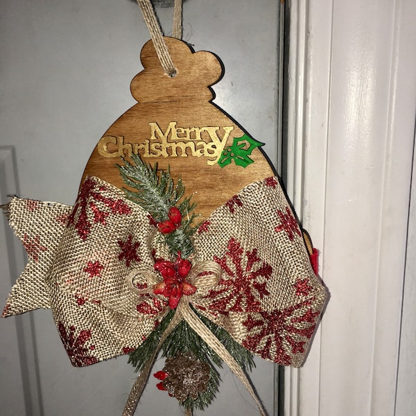 Christmas Door Knob Etsy