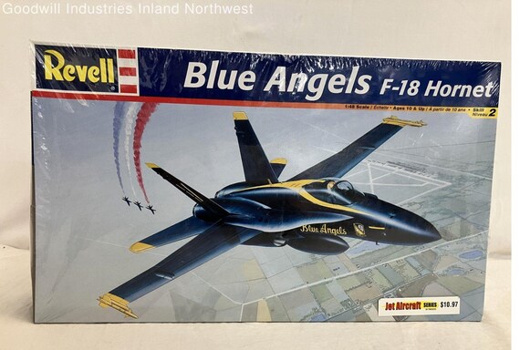 Revell Blue Angels F-18 Hornet 1/48th Scale Model Kit Sealed new
