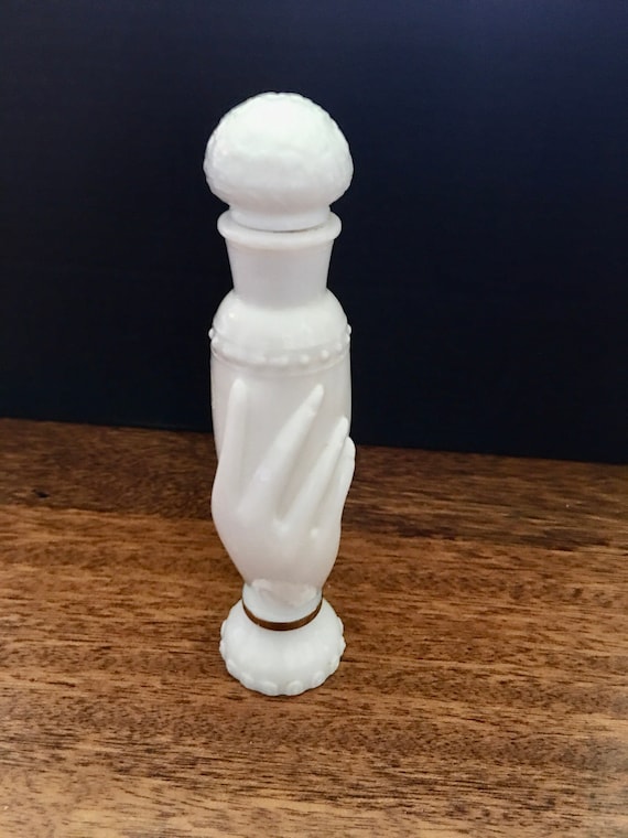 Avon's Vintage Hand Holding Decanter for Elusive  LH