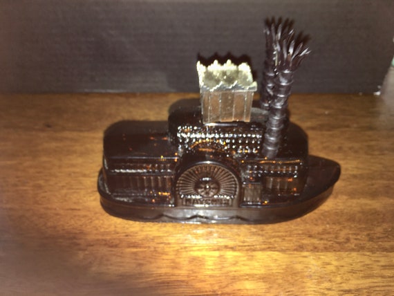 Avon's 1972 Side Wheeler Decanter (decanter only)  LH