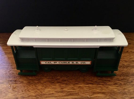 Avon's 1980's Cable Car Decantor  LH