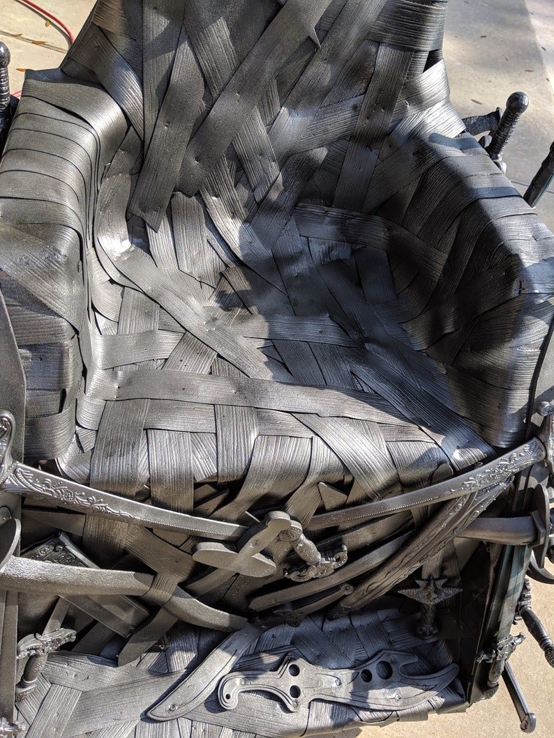 Iron Throne Game of Thrones Chair Life Size Throne Etsy Australia