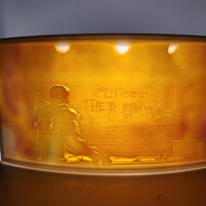 DeadSpace lsaac cut off there limbs colored lithophane 5×4