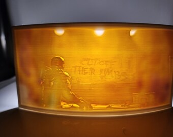 DeadSpace lsaac cut off there limbs colored lithophane 5×4