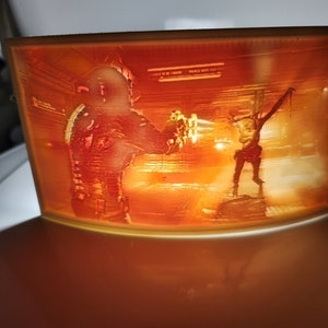 New Dead Space lsaac colored lithophane 5×4