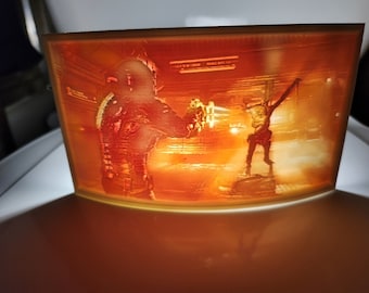 New Dead Space lsaac colored lithophane 5×4