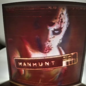 Manhunt colored lithophane handmade