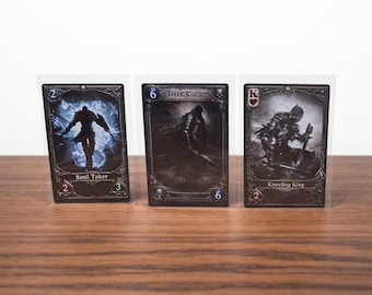 Dark Souls Inspired Metal Card Set (3 Pack) Aluminum Textured Business Cards