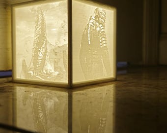 Deadspace nightlight lithophane box