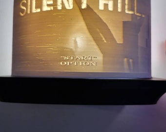 Original Silent Hill Nachtlicht Lithophon handgemacht