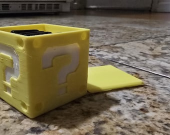 Mario Coin Block 6 Switch & 6 Micro SD Game Card Holder