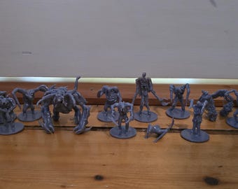 Dead Space Necromorphs 16 character&#39;s handmade mini models